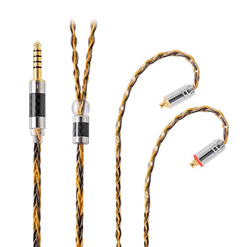 Amazon | NICEHCK C8-1 8芯 イヤホンケーブル 銀メッキ線と高